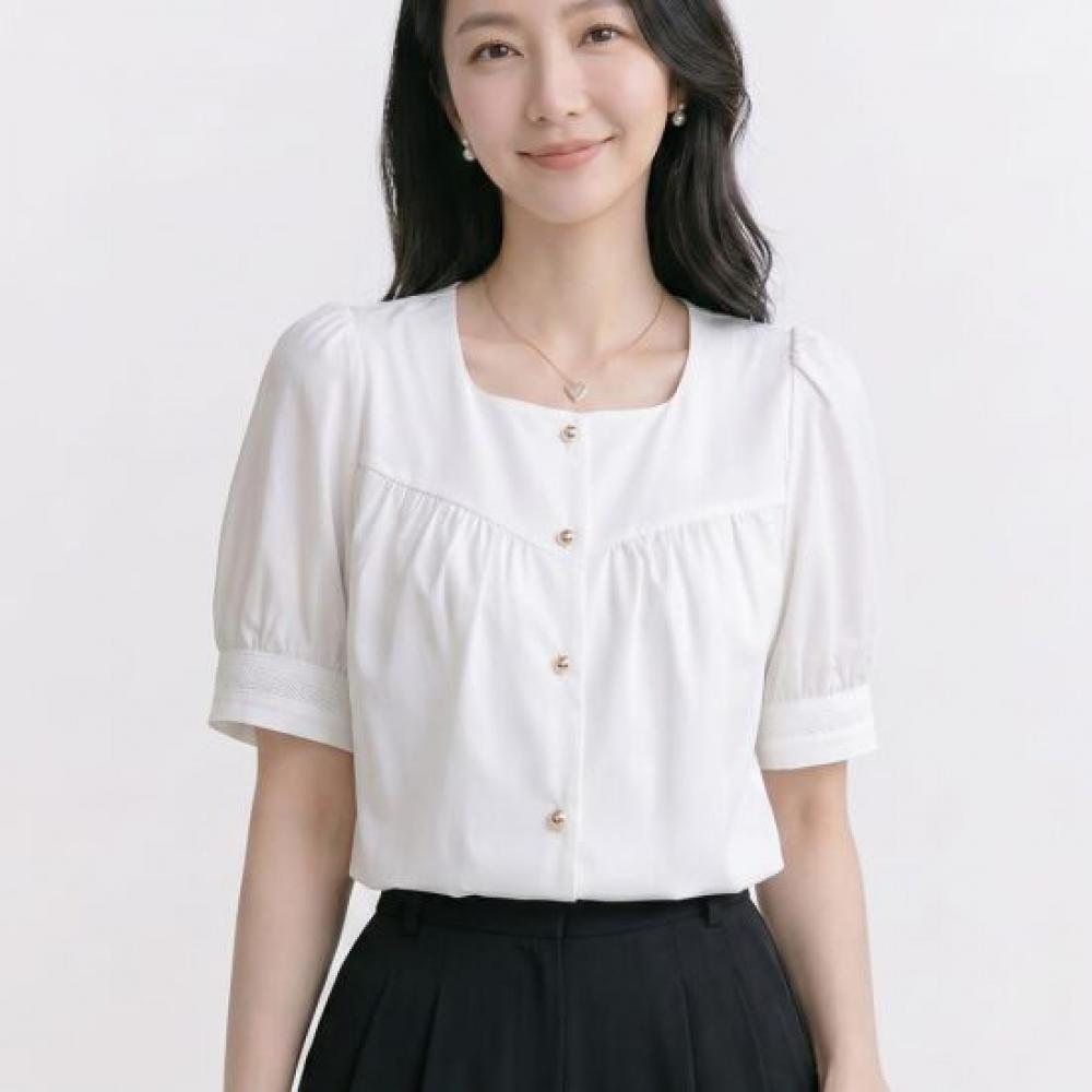 Navava Women Square Neck Half Sleeve Blouse Nb3188