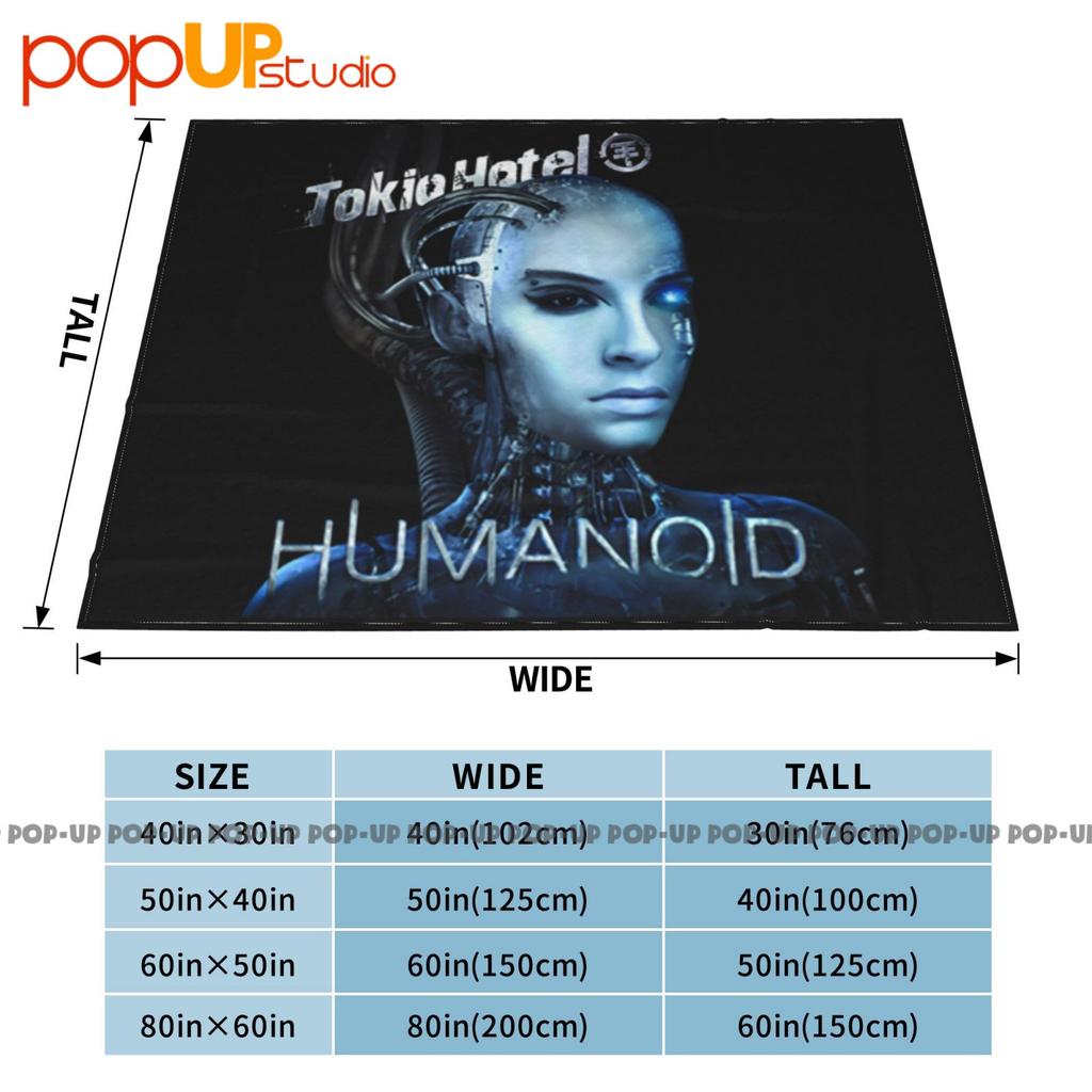 Tokio Hotel Humanoid Emo Ultra-Soft Blanket Quilt Winter Sofa Cover Bed Covers