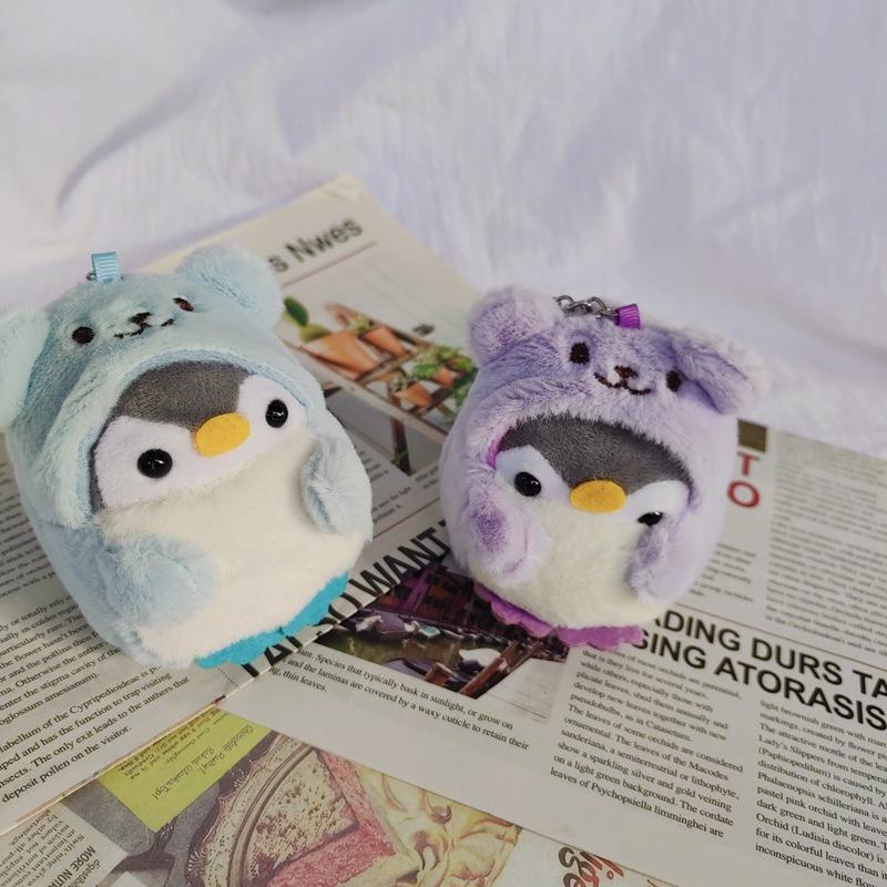 Penguin Plush Backpack Pendant With Comfortable Material For Kids Decor