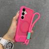 Étui Coque Housse de Poignet Lanière pour Samsung Galaxy S26 S25 Ultra S24 S23 Plus FE S25Edge S26+ Support 45° Couverture Mate Anti-choc