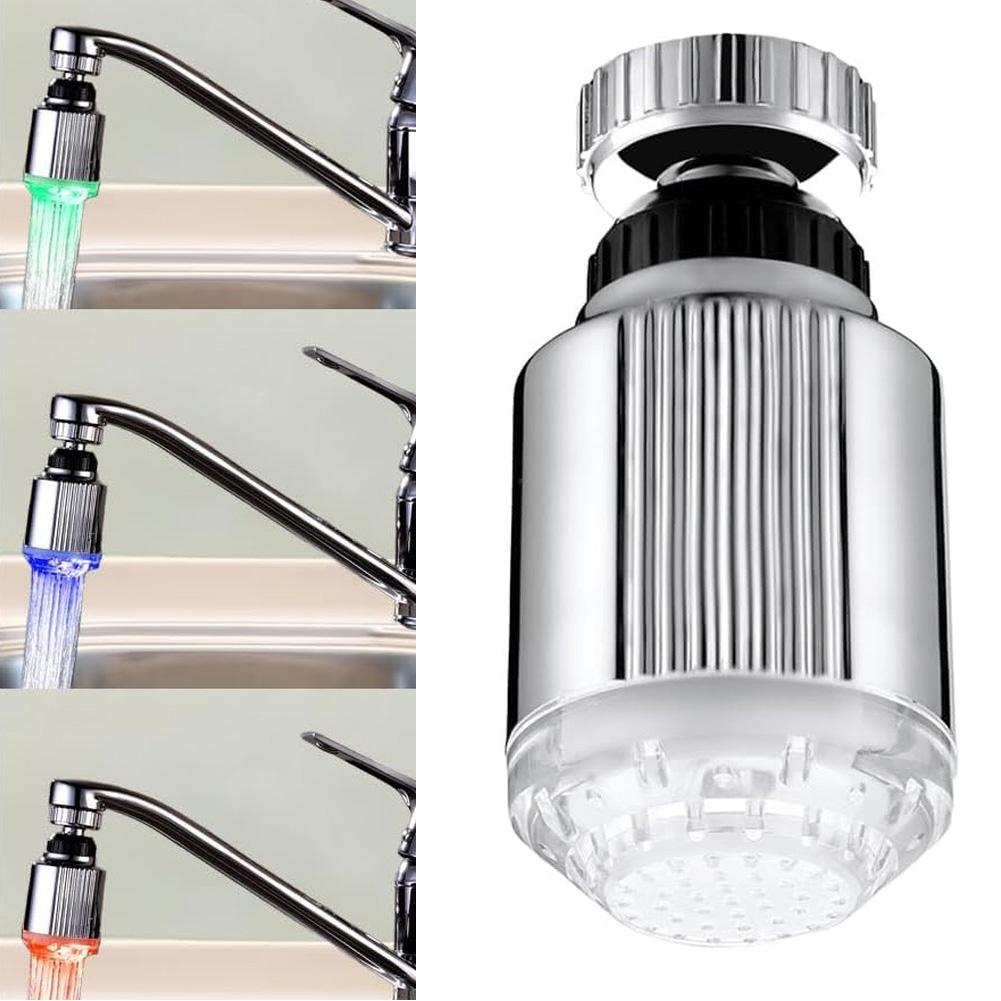 360 Degree Swivel Tap LED Kitchen Tap Attachment 360 Degree Swivel Tap Attachment Faucet Attachment Home Safety