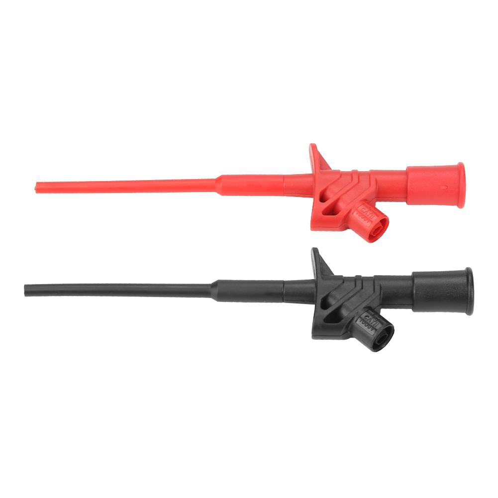 2Pcs P5004 High Voltage Flexible Test Probe Insulated Quick Professional Test Hook Clip