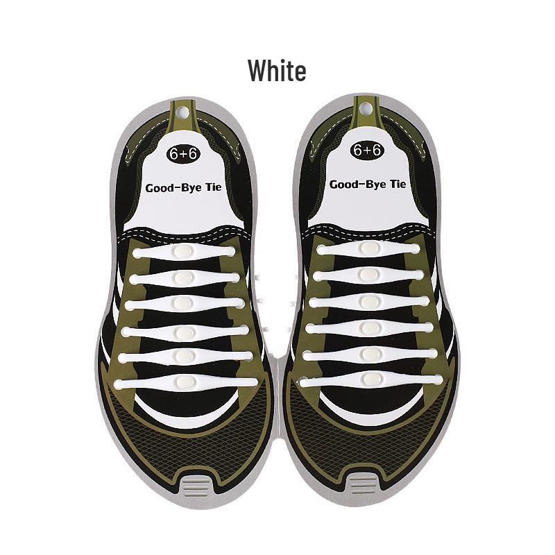 Universal No-Tie Elastic Silicone Shoelaces