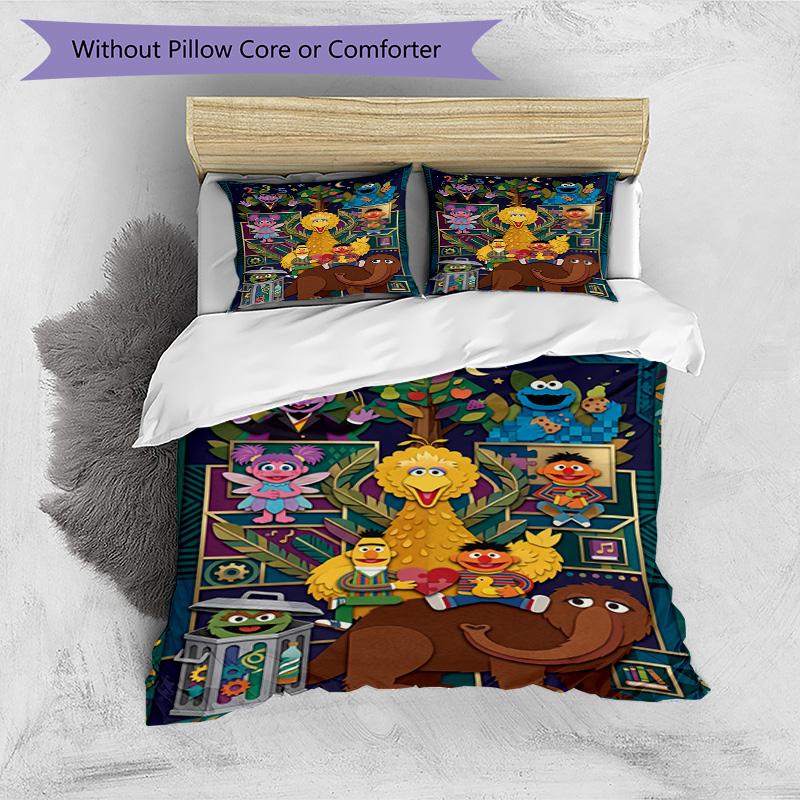 3pcs Duvet Cover Set (1*Duvet Cover + 2*Pillowcase, Without Core), Poppy Playtime Print Bedding Set, Bedroom Decor, All‑Season, Birthday Gift
