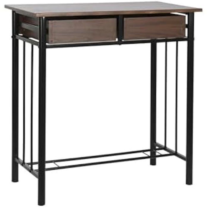 Ensemble de Table - DKD HOME DECOR - Multicolore - 2 Chaises - Métal et Bois MDF - 80x84x50 cm