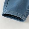 DaveBella Boys' Fleece-Lined Denim Carrot Pants
