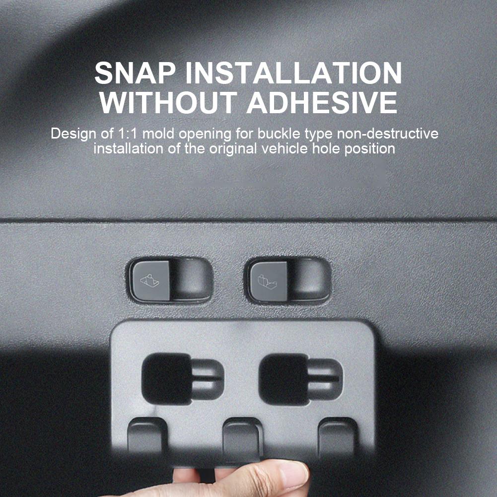 Car Rear Trunk Mounting Bracket Rear Trunk Hook Luggage Bag Umbrella Hanger Umbrella Hanging Hook for Tesla Model Y Accessories