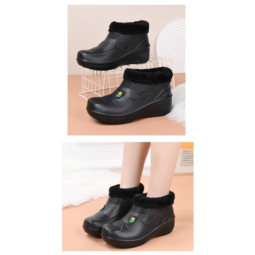 **Herren Damen EVA Wasserdicht Winter Schneestiefel Warm Anti-Rutsch Arbeitsstiefel Kältebeständig Outdoor**