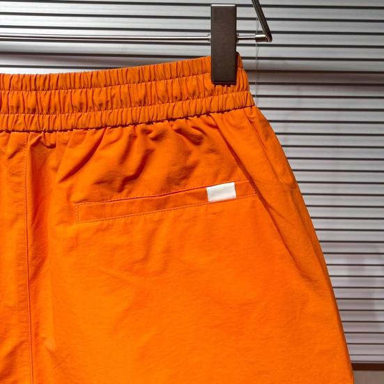 Men Beach Shorts Elastic Waist Adjustable Drawstring Sport Shorts with Pockets Wide Leg Quick-Drying Shorts