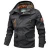 Spring American Thin Coat Men's Loose Windproof Sports Tooling Jacket Casual Hooded Jacket