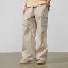 New MLB SS24 Cargo Pants Women's Sand Yellow 3FWPB0143-43SAS