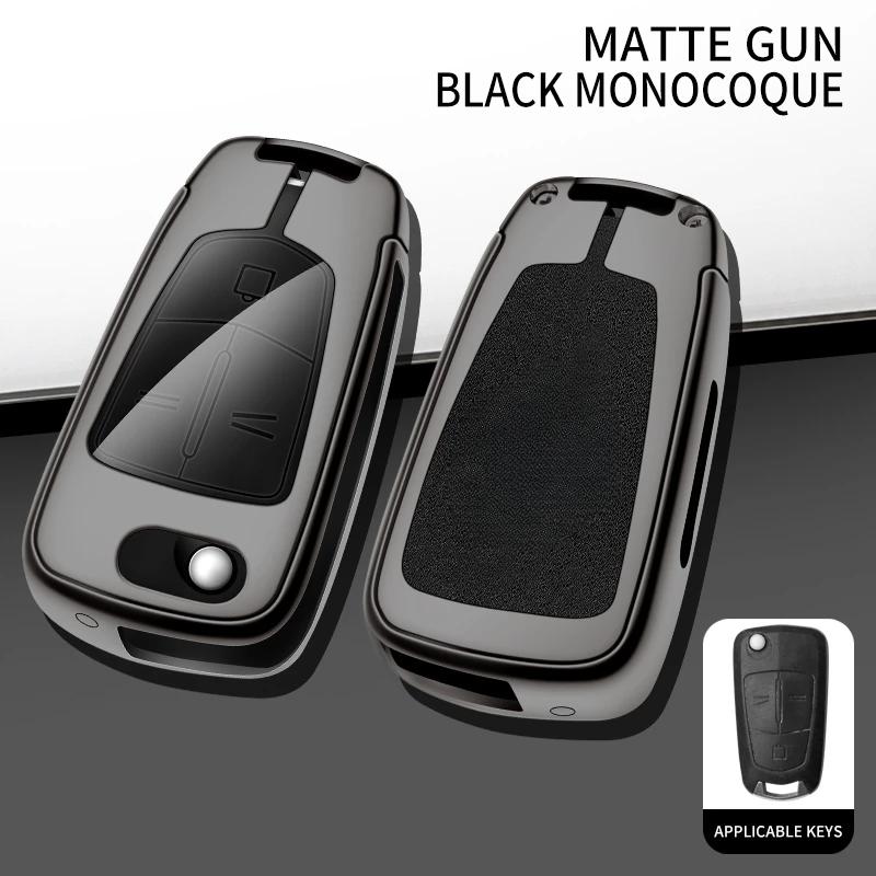 Flip Car Key Fob Case Cover Chain Remote Shell Holder Protector For Chevy Captiva Opel Astra H Adam Corsa Vectra Zafira Insignia