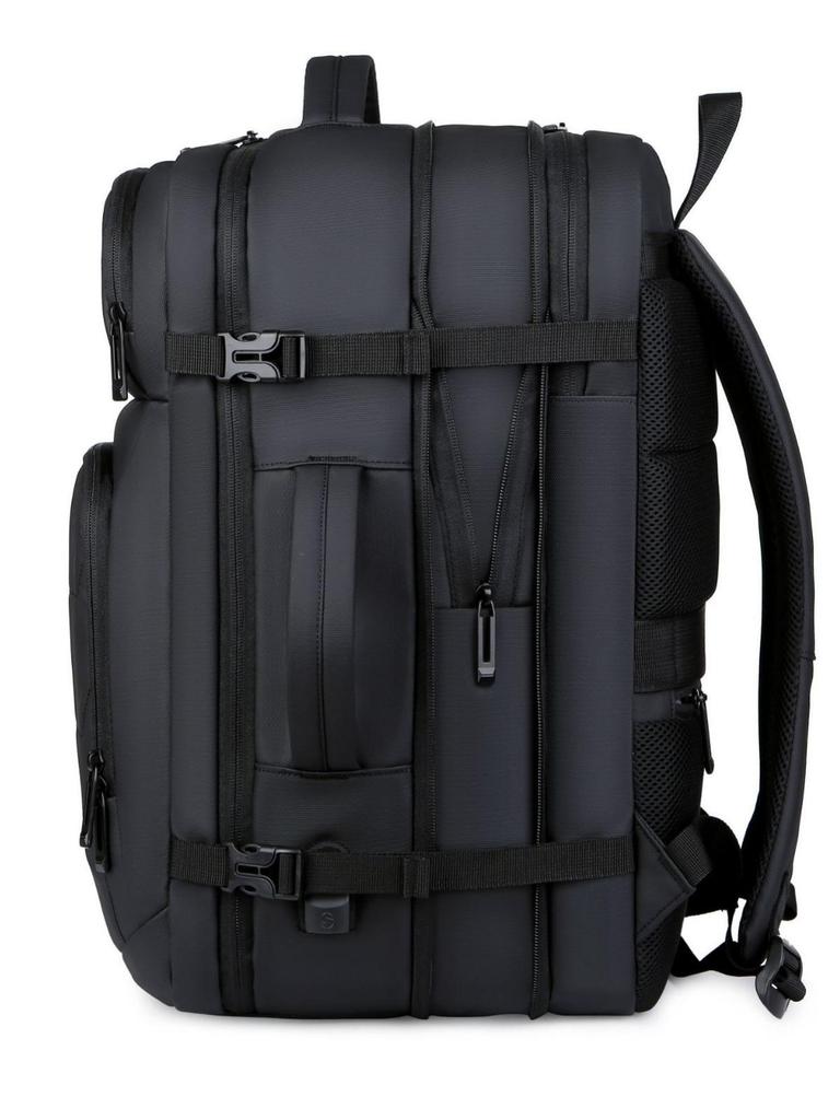 Expandable 17-Inch Travel Backpack: Large Capacity, Trendy, Multifunctional for Business, Casual, and Hiking