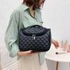 Stylish Travel Cosmetic Bag with Large Capacity and Hanging Hook