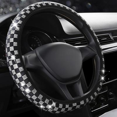 37-38 Diameter Steering Wheel Cover Bling Bling Cover Crystal