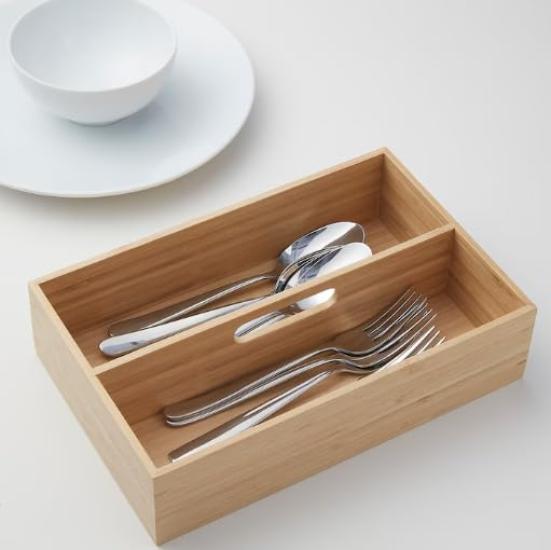 GETEBOL Cutlery 18x28 [IKEA] Tray, Bamboo, Cm, 304.956.60