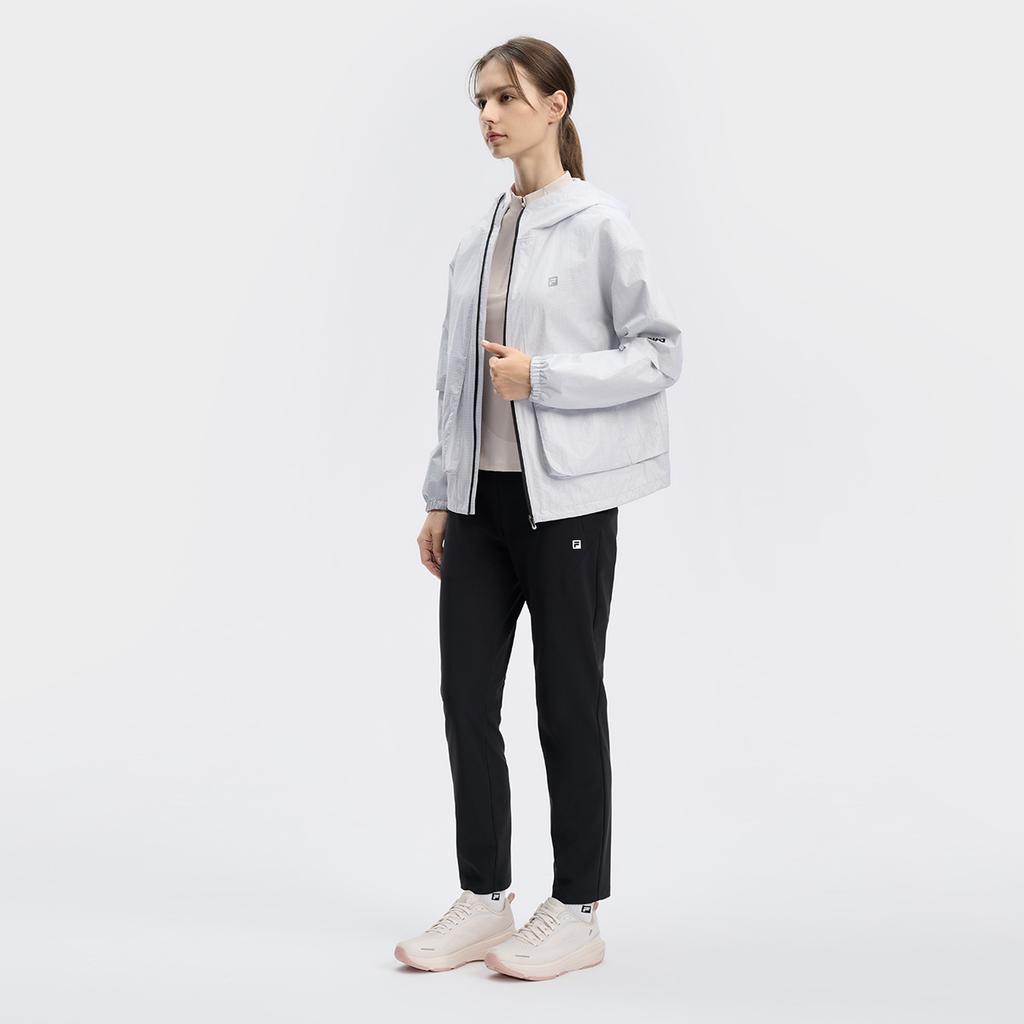 New FILA Jacket Women's Shimmery Silver A11W431704FSV