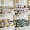 Stretchable Printed Sofa Covers Full Set Universal Slipcovers Soft Fabric Sofa Protector