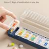 Clear Lid Vitamins Case Large Capacity Tablets Container New Pill Dispenser  Travel Use