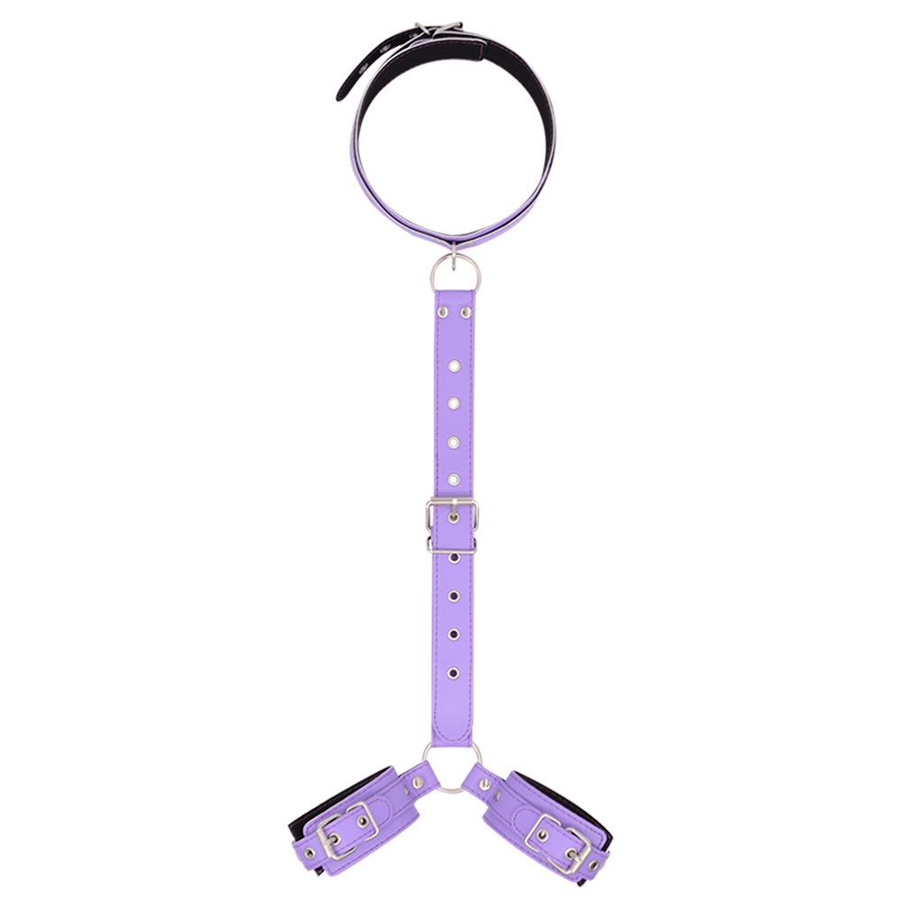Restraint Training Kit: Handcuffs & Collar for Adult Roleplay