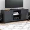 VidaXL TV Cabinet, Television Stand with Shelves, TV Stand with Storage for Living Room, Anthracite 846664