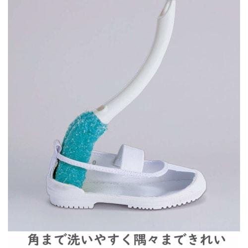 Yamazaki Sangyo Shoe Cleaning Brush, Blue, 22cm Long, Busbon-kun, Antibacterial, Made In Japan, Product Number 188888