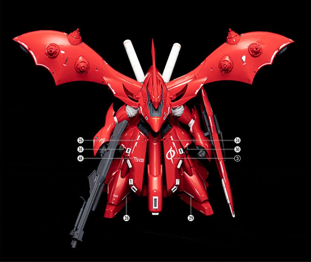 HG RG MG PG RE HiRM Robot MS Water Transfer Decal HGUC Fluorescent!! Detail-up (for 1/144 Nightingale)