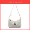 Petit Sac Carré en Nylon Toile Imperméable Sacoche d'Épaule Décontractée pour Téléphone Usage Quotidien