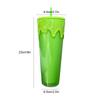 24oz/710ml Working Commuting/Car Cup with Straw&Lid Slime Green Glow In The Dark Tumbler Cup Holiday Gift for Outdoor Travel