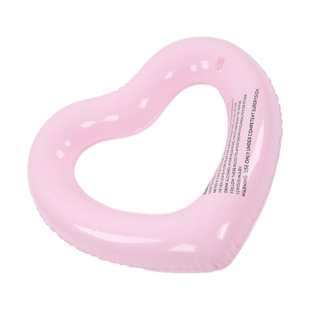 Heart Shaped Swimming 45cm Thick Tear Resistant PVC Material Inflatable Pool Rings for Pool Party Beaches