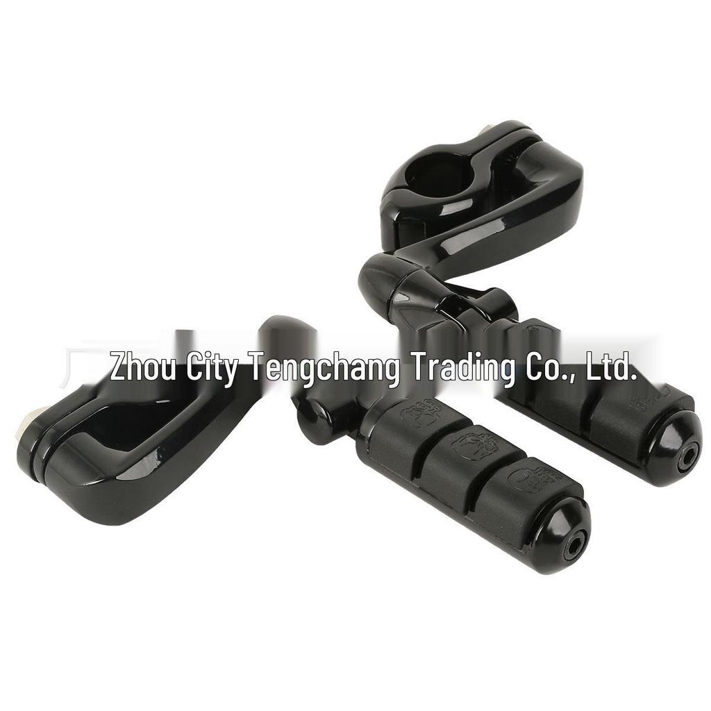 Modified Black Adjustable Foot Pegs - Pair (32mm / 1.25")
