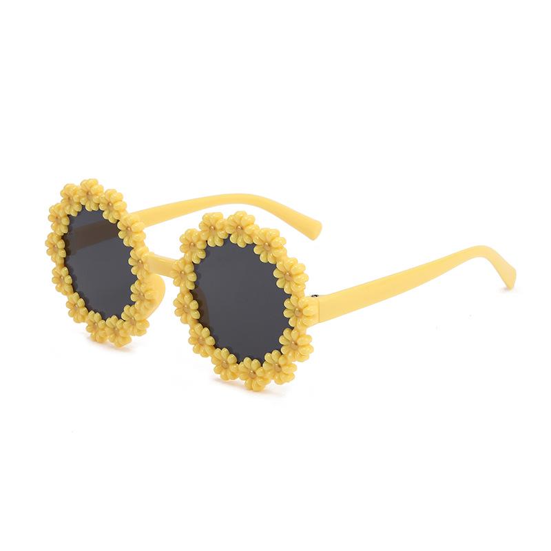 Children's Cute Daisy Sunglasses - Baby Girl Princess Summer Sunshade Dress-up Glasses
