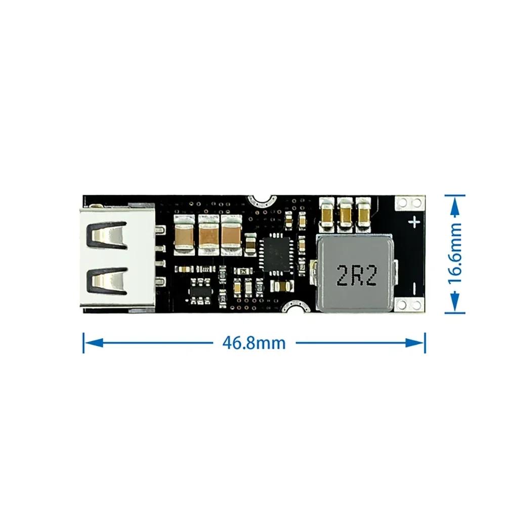

Однокомпонентна літієва батарея Boost Power Module Board 3.7V 4.2V Liter 5V 9V 12V USB for Mobile Phone Fast Charge QC2.0 QC3.0 білий