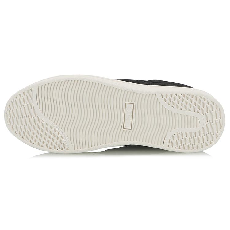 Li Ning Skateboard Shoes Women's Low top Black/White AGCN076-4