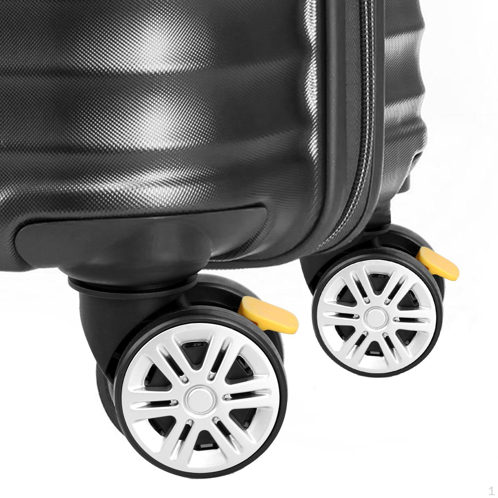 Replacement Wheels for Travel Luggage - Effortless Mobility 2pcs with brake