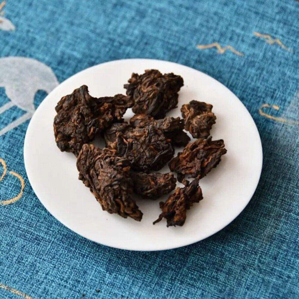 LAO CHA TOU * 2022 Ba Jiao Ting Gammalt Tehuvud 5 År Gammalt Puer Te 400g Mogen Cha