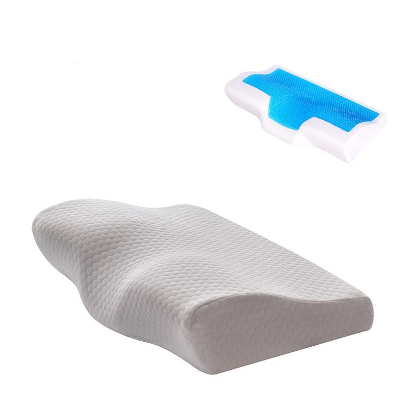 Pillow Gel Memory Pillow Slow Rebound Memory Cotton Butterfly Wave Pillow Core Gel Pillow
