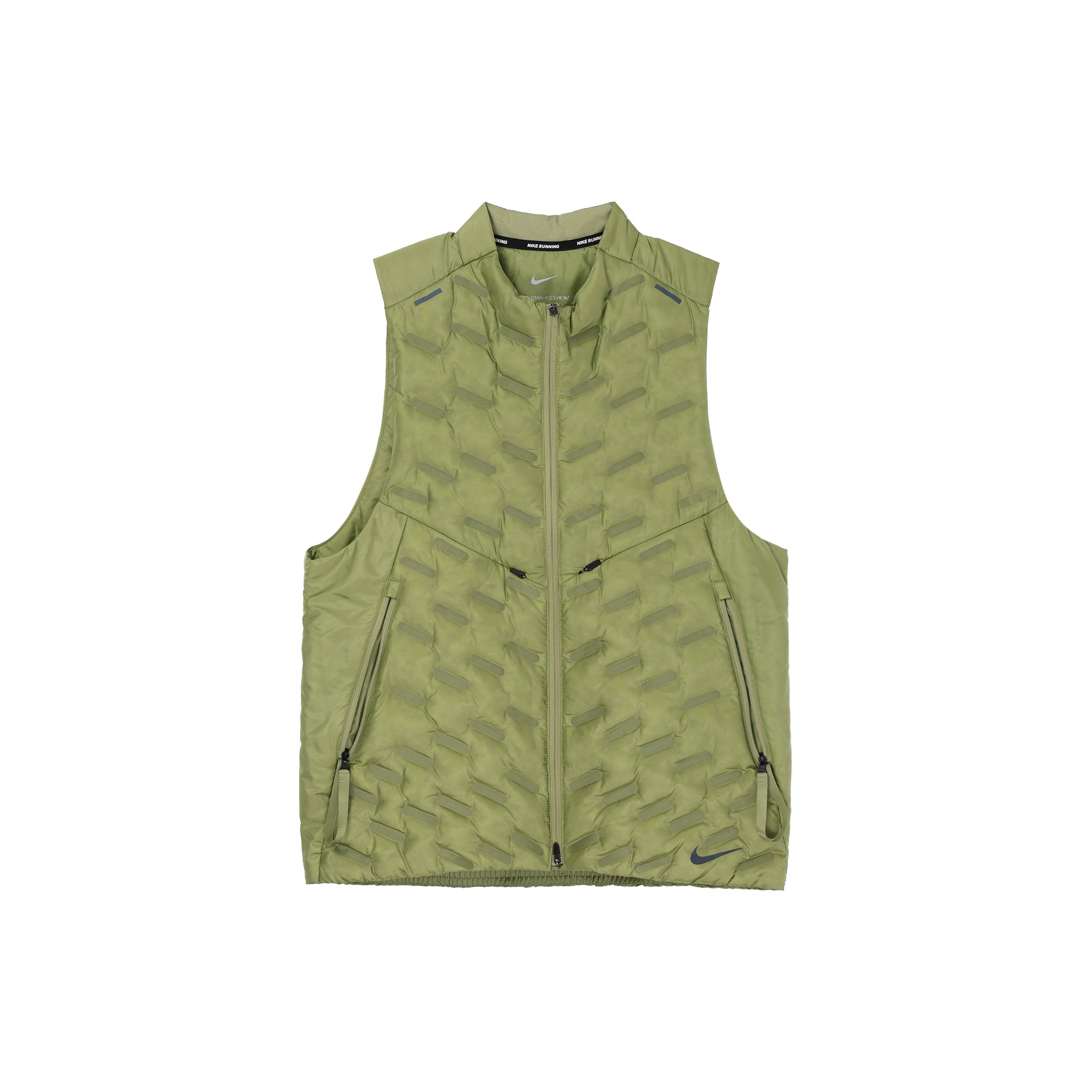 

Nike Therma-Fit Adv Solid Zip-Detail Водоотталкивающий пуховый жилет для мужчин Верхняя одежда Зеленый DD5696-334 M