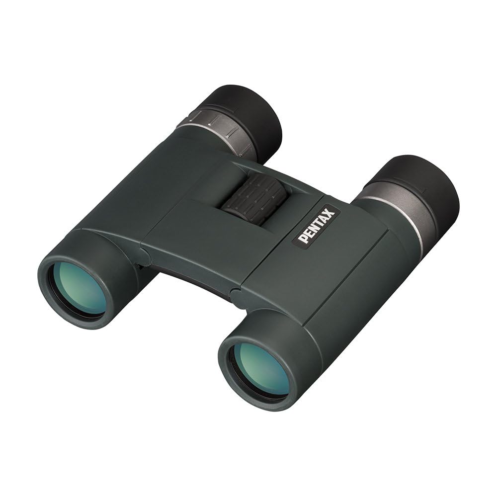 Pentax AD 8x25 WP Waterproof Binoculars: Compact, lightweight, foldable for easy portability, fully multi-coated (8x magnification), includes case and