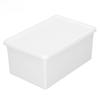 Plastic Desktop Storage Box Multifunction Dustproof Storage Box with Lid for Home DesktopS