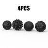 4/8 pieces Magnetic Sensory Silicone Ball Hand Touch Ball Soft Massage Training Raised Point Waist and Back Foot Massage Ball