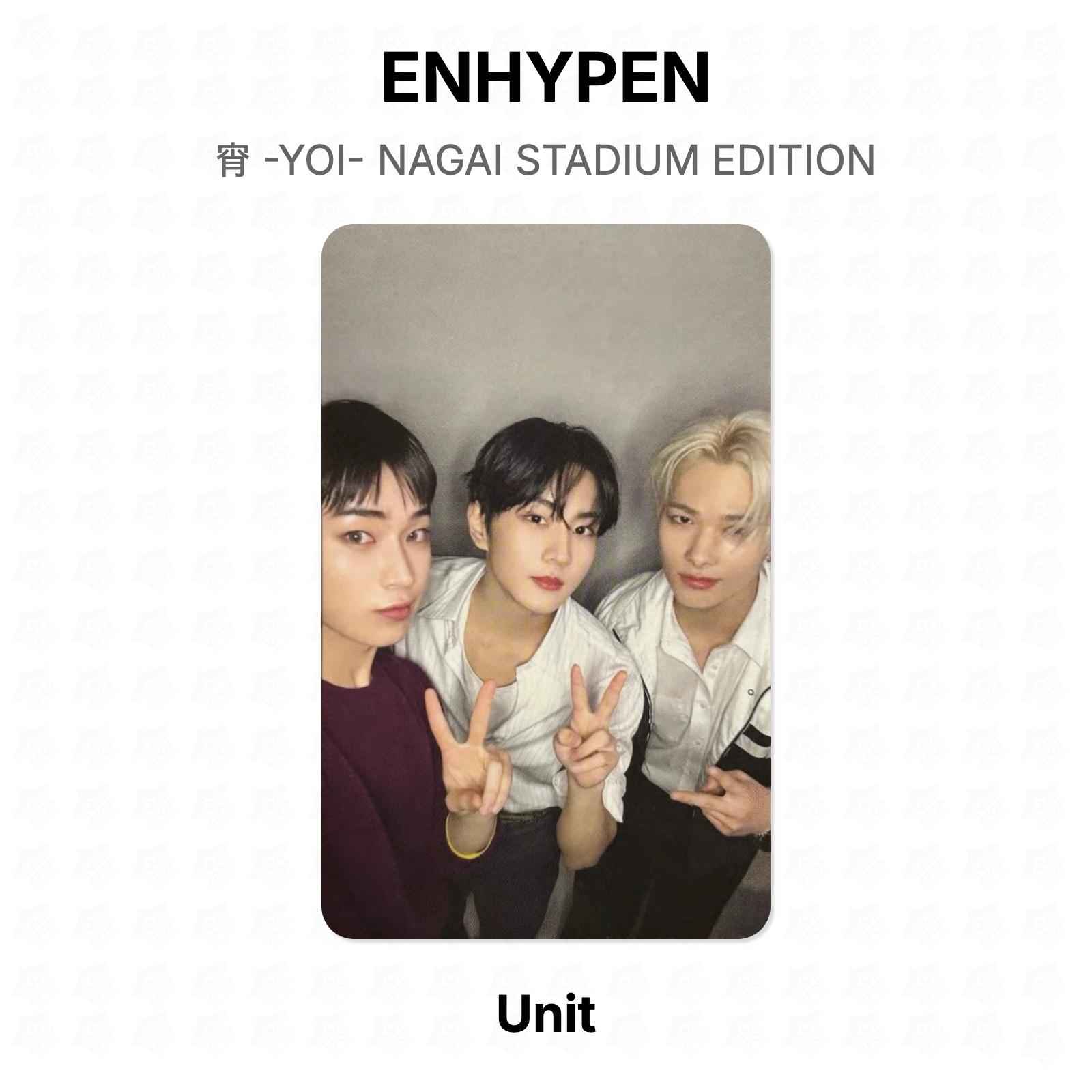 ENHYPEN -YOI- NAGAI STADIUM EDITION Официальная фотокарточка Unit 03