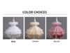 Girls' Summer Floral Princess Dress - Formal Wedding & Birthday Outfit