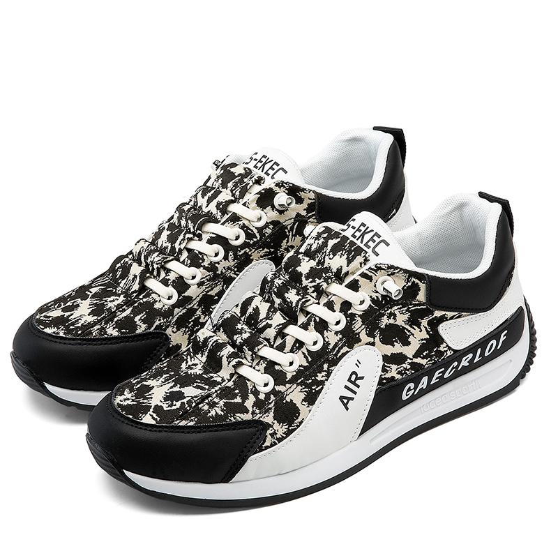 Neue Retro-Druck Freizeitschuhe Studentensport Laufen weiche Sohle leichtgewicht Forrest Gump Low-Top Trend Board Schuhe