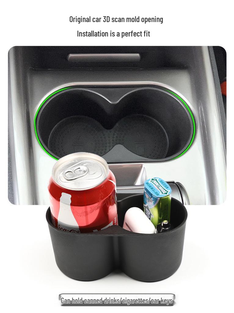 BYD Dolphin Cup Holder Cover: Non-Slip Center Console Storage for Car Interior