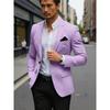 Men Slim Fit Single Breasted Solid Color Long Sleeve Casual Blazer