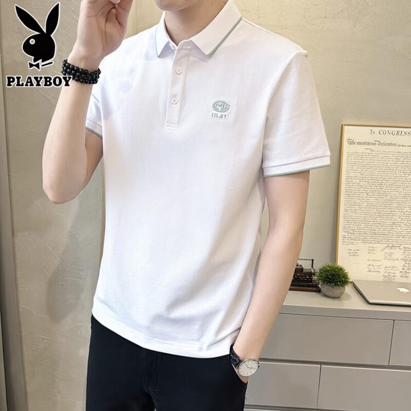 

PLAYBOY Men s Short Sleeve Polo Shirt XL