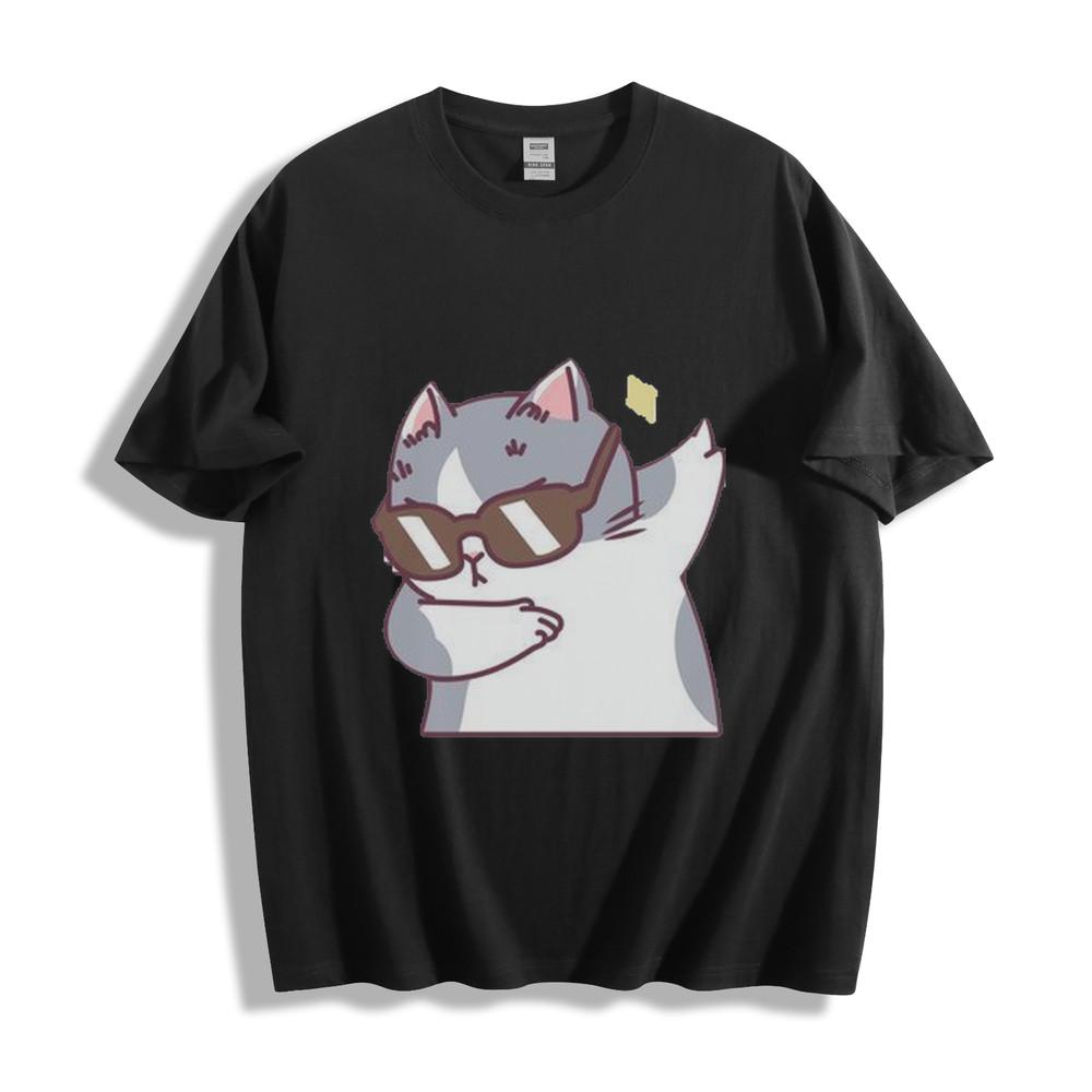 Cool Cat Dab T-Shirt - Stylish Kitty Dance Design Unisex Tee