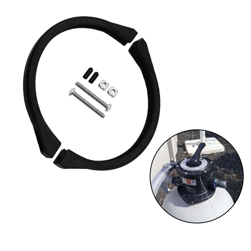 Swimming Pool Pump Clamp Belt Swimming Pool Sand Filter Valve Replacement Parts Flange Valve Clamp Garden Pool Equipment Parts