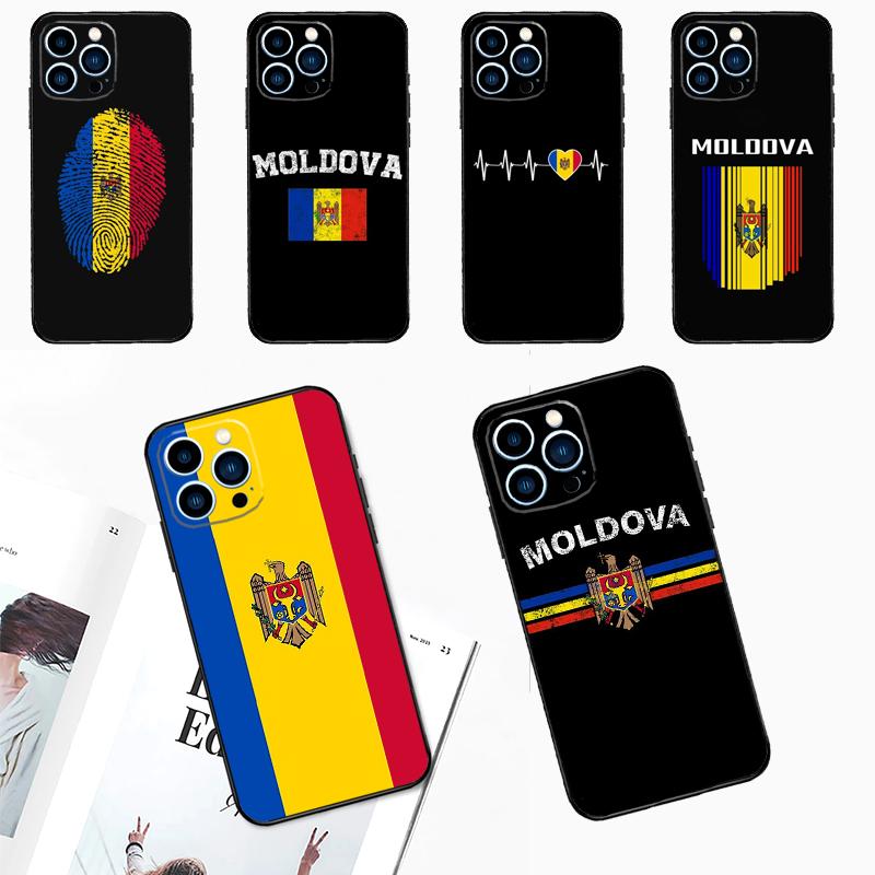 Moldova Flag Phone Case For iPhone 17 Pro Max 14 15 16 Plus 11 Pro Max 12 13 Mini 16e 17 Air Back Cover